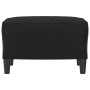 Reposapiés de cuero sintético negro 60x50x41 cm de vidaXL, Otomanas - Ref: Foro24-349287, Precio: 71,58 €, Descuento: %