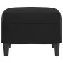 Reposapiés de cuero sintético negro 60x50x41 cm de vidaXL, Otomanas - Ref: Foro24-349287, Precio: 70,14 €, Descuento: %
