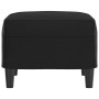 Reposapiés de cuero sintético negro 60x50x41 cm de vidaXL, Otomanas - Ref: Foro24-349287, Precio: 71,58 €, Descuento: %