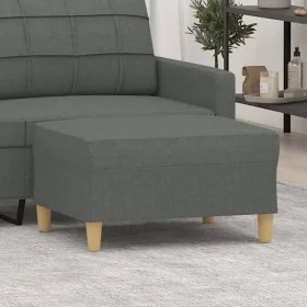 Fußhocker aus dunkelgrauem Stoff, 70 x 55 x 41 cm von vidaXL, Osmanen - Ref: Foro24-349272, Preis: 61,43 €, Rabatt: %