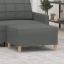Reposapiés de tela gris oscuro 70x55x41 cm de vidaXL, Otomanas - Ref: Foro24-349272, Precio: 64,30 €, Descuento: %