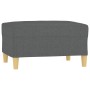 Reposapiés de tela gris oscuro 70x55x41 cm de vidaXL, Otomanas - Ref: Foro24-349272, Precio: 64,30 €, Descuento: %