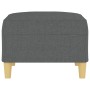 Reposapiés de tela gris oscuro 70x55x41 cm de vidaXL, Otomanas - Ref: Foro24-349272, Precio: 64,30 €, Descuento: %