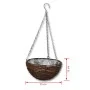 Cesta Redonda Colgante de Sauce Con Capa y Cadena - 4 Piezas de vidaXL, Maceteros y jardineras - Ref: Foro24-140915, Precio: ...
