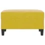 Reposapiés de terciopelo amarillo 70x55x41 cm de vidaXL, Otomanas - Ref: Foro24-349323, Precio: 58,81 €, Descuento: %