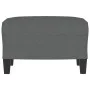 Reposapiés de tela gris oscuro 60x50x41 cm de vidaXL, Otomanas - Ref: Foro24-349328, Precio: 60,72 €, Descuento: %
