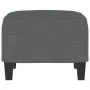 Reposapiés de tela gris oscuro 60x50x41 cm de vidaXL, Otomanas - Ref: Foro24-349328, Precio: 60,72 €, Descuento: %