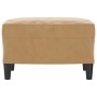 Reposapiés de terciopelo marrón 60x50x41 cm de vidaXL, Otomanas - Ref: Foro24-349300, Precio: 51,92 €, Descuento: %