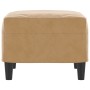 Reposapiés de terciopelo marrón 60x50x41 cm de vidaXL, Otomanas - Ref: Foro24-349300, Precio: 51,92 €, Descuento: %