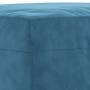 Reposapiés de terciopelo azul 60x50x41 cm de vidaXL, Otomanas - Ref: Foro24-349302, Precio: 51,68 €, Descuento: %