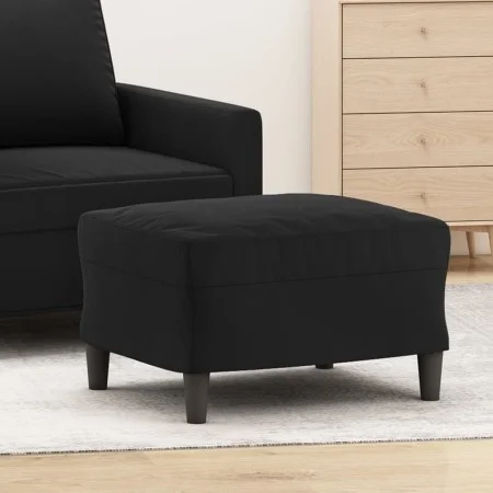 Reposapiés de terciopelo negro 60x50x41 cm de vidaXL, Otomanas - Ref: Foro24-349298, Precio: 64,67 €, Descuento: %