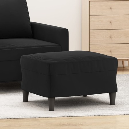Reposapiés de terciopelo negro 60x50x41 cm de vidaXL, Otomanas - Ref: Foro24-349298, Precio: 66,38 €, Descuento: %
