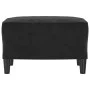Reposapiés de terciopelo negro 60x50x41 cm de vidaXL, Otomanas - Ref: Foro24-349298, Precio: 64,67 €, Descuento: %