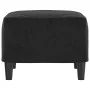 Reposapiés de terciopelo negro 60x50x41 cm de vidaXL, Otomanas - Ref: Foro24-349298, Precio: 64,67 €, Descuento: %