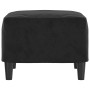 Reposapiés de terciopelo negro 60x50x41 cm de vidaXL, Otomanas - Ref: Foro24-349298, Precio: 66,38 €, Descuento: %