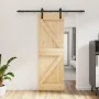 Puerta corredera con herrajes madera maciza de pino 70x210 cm de vidaXL, Puertas - Ref: Foro24-3202969, Precio: 165,69 €, Des...