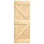 Puerta corredera con herrajes madera maciza de pino 70x210 cm de vidaXL, Puertas - Ref: Foro24-3202983, Precio: 159,37 €, Des...