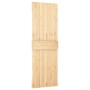 Puerta corredera con herrajes madera maciza de pino 70x210 cm de vidaXL, Puertas - Ref: Foro24-3202983, Precio: 165,73 €, Des...