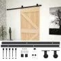Sliding door with solid pine wood hardware 80x210 cm by vidaXL, Doors - Ref: Foro24-3057489, Price: 215,02 €, Discount: %