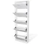 Mueble zapatero blanco con 5 compartimentos de vidaXL, Zapateros y organizadores de calzado - Ref: Foro24-241240, Precio: 118...