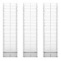Cestas de muro de gaviones alambre galvanizado 25x25x100 3 uds de vidaXL, Paneles de vallas - Ref: Foro24-141045, Precio: 49,...