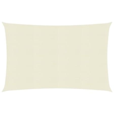 Toldo de vela crema HDPE 160 g/m² 3x6 m de vidaXL, Sombrillas - Ref: Foro24-311185, Precio: 44,26 €, Descuento: %