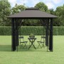 Cenador con paredes acero gris antracita 300x300x270 cm de vidaXL, Carpas y cenadores - Ref: Foro24-360143, Precio: 284,36 €,...
