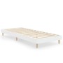 Estructura de cama madera de ingeniería blanca 75x190 cm de vidaXL, Camas y somieres - Ref: Foro24-832101, Precio: 105,04 €, ...