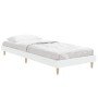 Estructura de cama madera de ingeniería blanca 75x190 cm de vidaXL, Camas y somieres - Ref: Foro24-832101, Precio: 105,04 €, ...