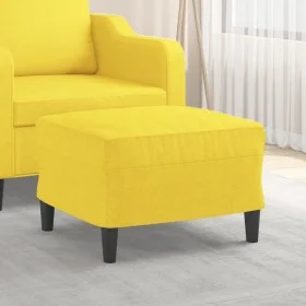 Fußstütze aus hellgelbem Stoff 60x50x41 cm von vidaXL, Osmanen - Ref: Foro24-349284, Preis: 51,74 €, Rabatt: %