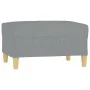 Reposapiés de tela gris claro 70x55x41 cm de vidaXL, Otomanas - Ref: Foro24-349271, Precio: 61,13 €, Descuento: %