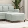 Reposapiés de terciopelo gris claro 70x55x41 cm de vidaXL, Otomanas - Ref: Foro24-349317, Precio: 59,11 €, Descuento: %