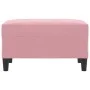 Reposapiés de terciopelo rosa 70x55x41 cm de vidaXL, Otomanas - Ref: Foro24-349320, Precio: 58,47 €, Descuento: %