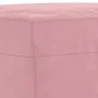 Reposapiés de terciopelo rosa 70x55x41 cm de vidaXL, Otomanas - Ref: Foro24-349320, Precio: 58,47 €, Descuento: %