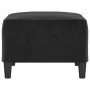 Reposapiés de terciopelo negro 70x55x41 cm de vidaXL, Otomanas - Ref: Foro24-349322, Precio: 58,18 €, Descuento: %