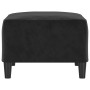 Reposapiés de terciopelo negro 70x55x41 cm de vidaXL, Otomanas - Ref: Foro24-349322, Precio: 59,07 €, Descuento: %