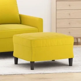 Velvet yellow footrest 60x50x41 cm by vidaXL, Ottomans - Ref: Foro24-349299, Price: 53,08 €, Discount: %