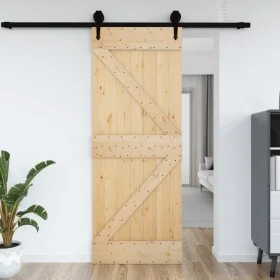 NARVIK solid pine wood door 70x210 cm by vidaXL, Doors - Ref: Foro24-154427, Price: 122,85 €, Discount: %