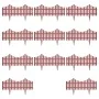 Lawn separator edges 17 pcs 10 m brown by vidaXL, Garden edging and edging - Ref: Foro24-41228, Price: 46,89 €, Discount: %