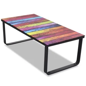 Couchtisch mit Tischplatte mit Regenbogendruck von vidaXL, Couchtisch - Ref: Foro24-241175, Preis: 58,30 €, Rabatt: %