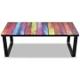 Mesa de centro con superficie con impresión de arcoiris de vidaXL, Mesas de centro - Ref: Foro24-241175, Precio: 58,30 €, Des...
