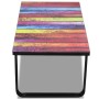 Mesa de centro con superficie con impresión de arcoiris de vidaXL, Mesas de centro - Ref: Foro24-241175, Precio: 59,18 €, Des...