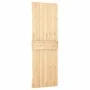 Sliding door with solid pine wood hardware 80x210 cm by vidaXL, Doors - Ref: Foro24-3203023, Price: 213,55 €, Discount: %