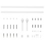 Puerta corredera con herrajes madera maciza de pino 80x210 cm de vidaXL, Puertas - Ref: Foro24-3203023, Precio: 224,13 €, Des...