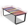 Mesa de centro con superficie con impresión de arcoiris de vidaXL, Mesas de centro - Ref: Foro24-241175, Precio: 58,30 €, Des...