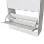 Mueble zapatero blanco con 2 compartimentos de vidaXL, Zapateros y organizadores de calzado - Ref: Foro24-241242, Precio: 68,...