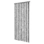 Cortina mosquitera gris y blanco chenilla 90x220 cm de vidaXL, Mosquiteras para ventanas - Ref: Foro24-241224, Precio: 58,00 ...