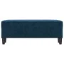Banco de terciopelo azul 100x35x41 cm de vidaXL, Bancos - Ref: Foro24-349430, Precio: 57,52 €, Descuento: %