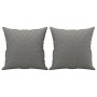 Cojines decorativos 2 uds tela gris oscuro 40x40 cm de vidaXL, Cojines - Ref: Foro24-349472, Precio: 22,08 €, Descuento: %