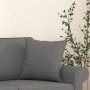 Cojines decorativos 2 uds tela gris oscuro 40x40 cm de vidaXL, Cojines - Ref: Foro24-349472, Precio: 22,08 €, Descuento: %